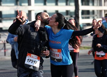 Celles et ceux qui ont "posé" au km 16 entre 10h30 et 10h59